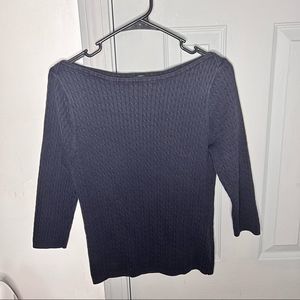 Women's Willi Smith Sweater Navy Blue Size Small